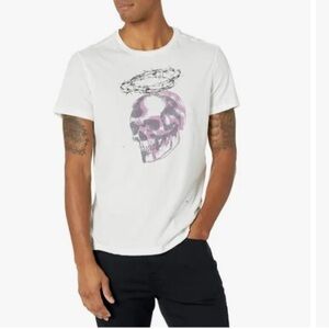JOHN VARVATOS USA Skull Thorns Cotton Graphic T-Shirt M